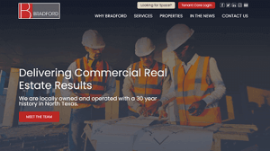 WSI Wins 14 More WMA WebAwards in 2021! 13 Bradford-Real-Estate-Services-HubSpot-Screenshot